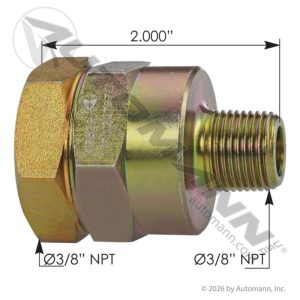 SC1 Type Single Check Valve, 3/8in NPT Female Inlet, 3/8in NPT Male Outlet