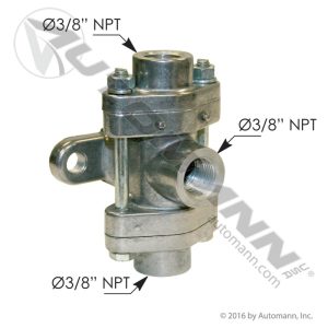 DC1 Type Double Check Valve, All Ports - 3/8in NPT Female, Has Mounting Ear