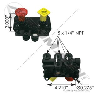 170.800257 | MV3 Type Dash Control Module, 1/4" NPT Ports- Use 170.800516