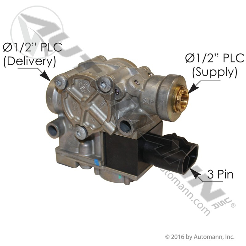 Bendix Type M32QR ABS Modulator Valve, Packard Type Connector