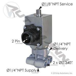 Bendix Type AT3 Traction Valve, Twist-Lock Connector