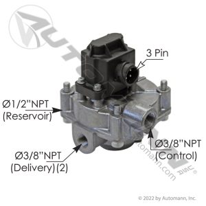 Haldex ABS 2 Port Relay Valve, 2S/1M, 4S/2M