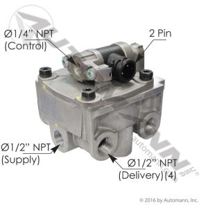 Bendix Type ATR6 Traction Relay Valve, Twist-Lock Connector