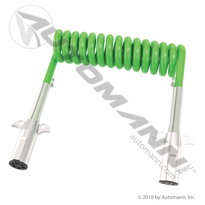 179.3011.12 | 7-Way Coiled ABS Electrical Cord