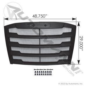 564.14024 | Grille Black w/Screen, 18-Up New Cascadia