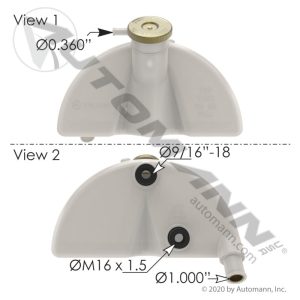 575.1053 | Must Convert to Aluminum Single Reservoir - 575.1057 (4 rear ports) or 575.1058 (3 rear ports)