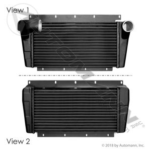 812.55215TF | Charge Air Cooler, CrossFlow, Aluminum