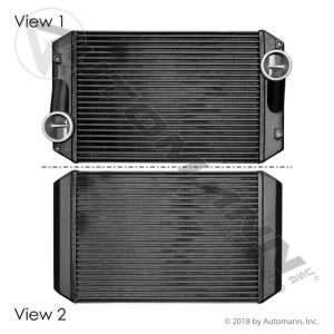 812.55222TF | Charge Air Cooler, CrossFlow, Aluminum