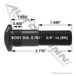 13-1154R - Wheel Lug Stud