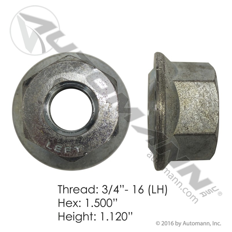 13-3015L - Flanged Cap Nut