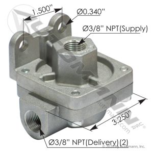 170.229859 - Quick Release Valve QR1 Type 3/8in.