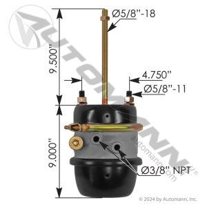 179.SB2424SL - Spring Brake Type 24/24 2.5in Stroke