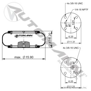354-7104 | Single Convolute Air Spring