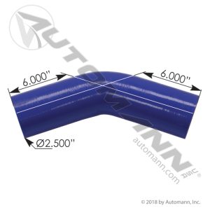 561.17250 - Coolant 45 deg Elbow w/ 4ply Poly, 2.5 ID