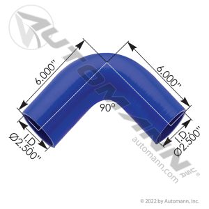 561.18250 - Coolant 90 deg Elbow w/4ply Poly, 2.5 ID