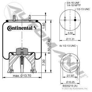 566.CT64422 - Continental Air Spring Rolling Lobe