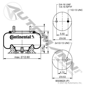 566.CT64435 - Continental Air Spring Rolling Lobe