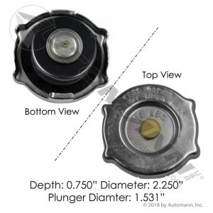 572.2043 - Radiator Cap 16LB