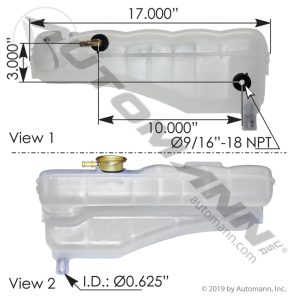 575.10121 - Coolant Reservoir Freightliner