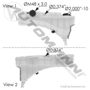 575.1051 - Washer Fluid Reservoir Mack