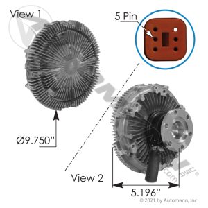 810.62181 - Fan Clutch Electric Mack