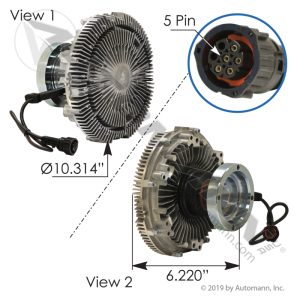 810.62191 - Fan Clutch Electric Mack