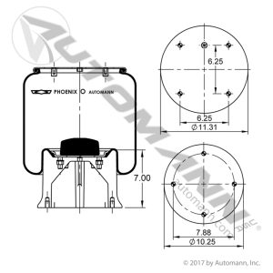 AB1D28C-9156 - Air Spring Rolling Lobe