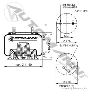 AB1DK20D-9379 - Air Spring Rolling Lobe