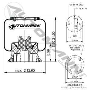 AB1DK23K-9096 - Air Spring Rolling Lobe