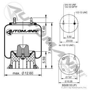 AB1DK23L-9245 - Air Spring Rolling Lobe