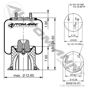 AB1DK23L-9349 - Air Spring Rolling Lobe