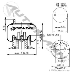 AB1DK23P-8944 - Air Spring Rolling Lobe