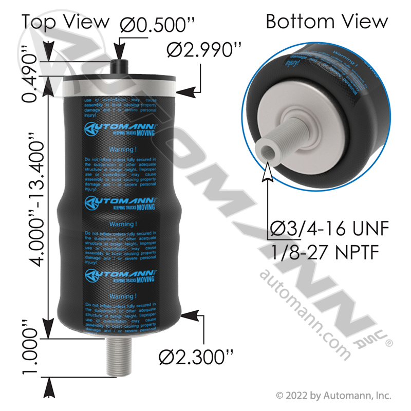 353-7098 | Sleeve Style Air Spring