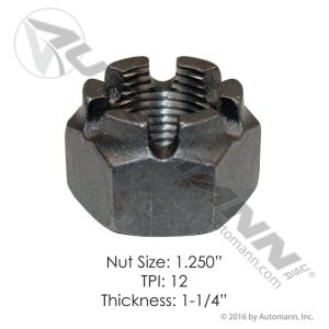 CN109 - Castellated Nut 1-1/4in